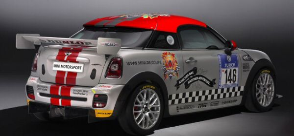 Mini John Cooper Works Coupe Endurance, racing version of 2012 Mini Coupe, debuts at 24 Hours of Nurburgring
